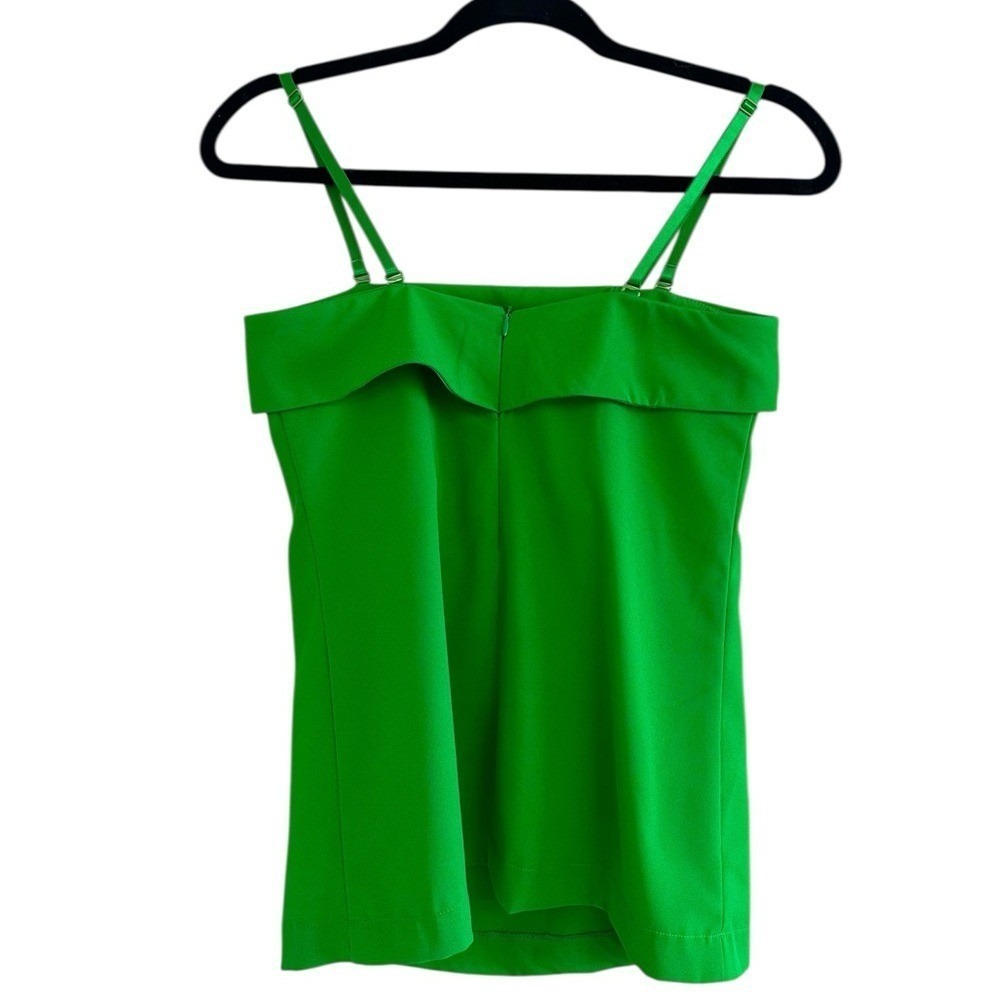 Olivaceous Chic Emerald‎ Breeze Ruffle Tank Womens Size Small - Summer Staple - Picture 3 of 9